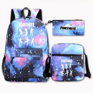 Sac à dos Fortnite galaxie ensemble 3 pièces