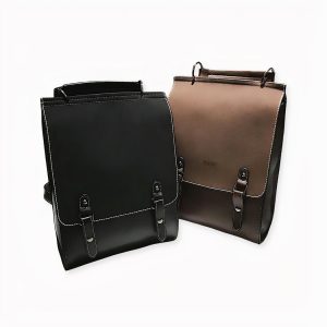 Ensemble 2 pièces sac à dos femme en similicuir
