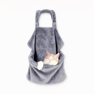 Sac À Bandoulière Transport Chat Pour L’hiver
