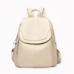 Sac à dos femme élégant en cuir végan