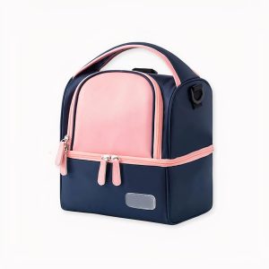 Sac à langer isotherme avec compartiment biberons et compartiment couches