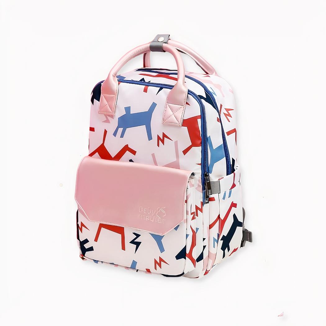 Sac à dos à langer multifonction coloré