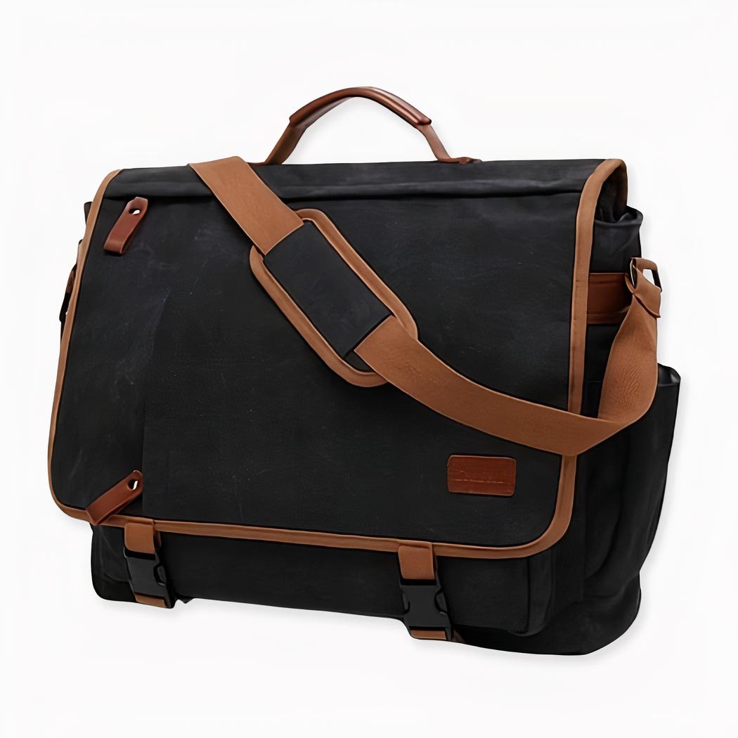 Sac à bandoulière vintage pour ordinateur portable