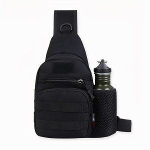 Sac à dos militaire à une épaule avec emplacement pour gourde