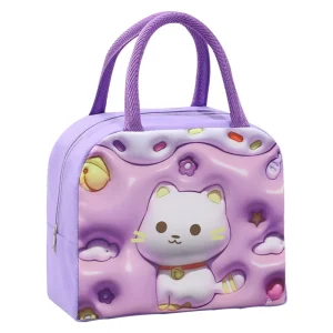 Sac à déjeuner isotherme enfants chat