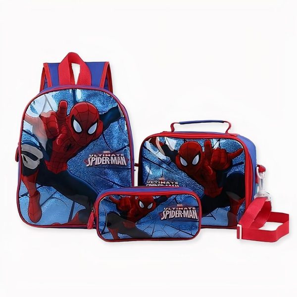 Ensemble 3 pièces sac d’école Spiderman