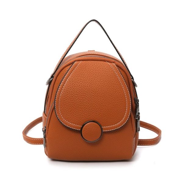 sac simili marron pour femme