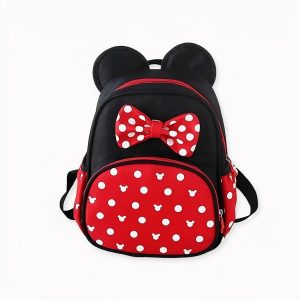 Petit sac à dos Minnie Mouse rouge et noir
