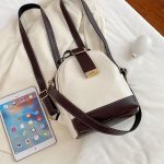 sac à dos en cuir synthétique avec boucle