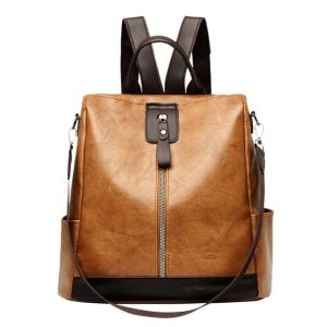 Sac À Dos Antivol En Cuir Pu