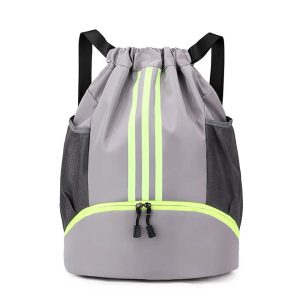 sac à dos basket ball gris