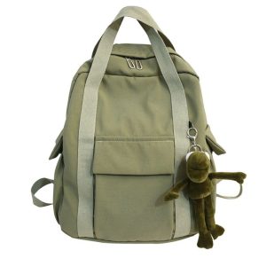Sac à dos collège adolescent Kaki