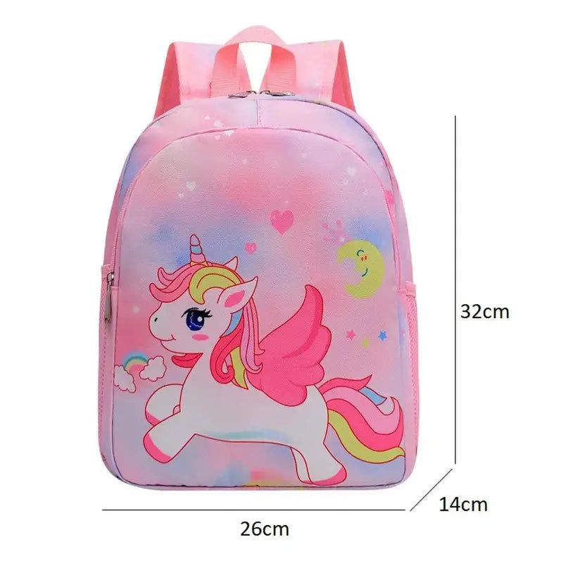 sac à dos coloré en forme de licorne