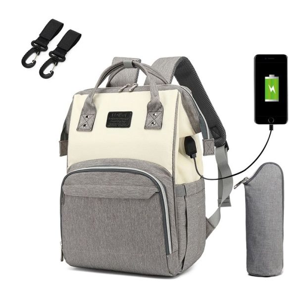 Sac à dos couche culotte avec port USB