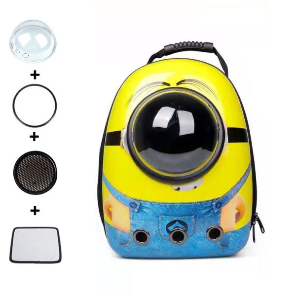 Sac à dos de transport chat avec hublot