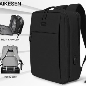 sac à dos de ville pour homme ordinateur noir