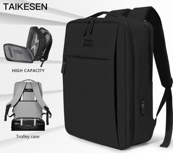 sac à dos de ville pour homme ordinateur noir