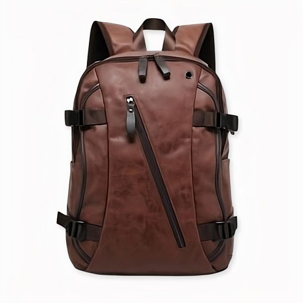 sac à dos en similicuir compact