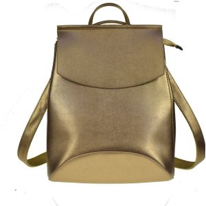 Sac à dos femme au design doré