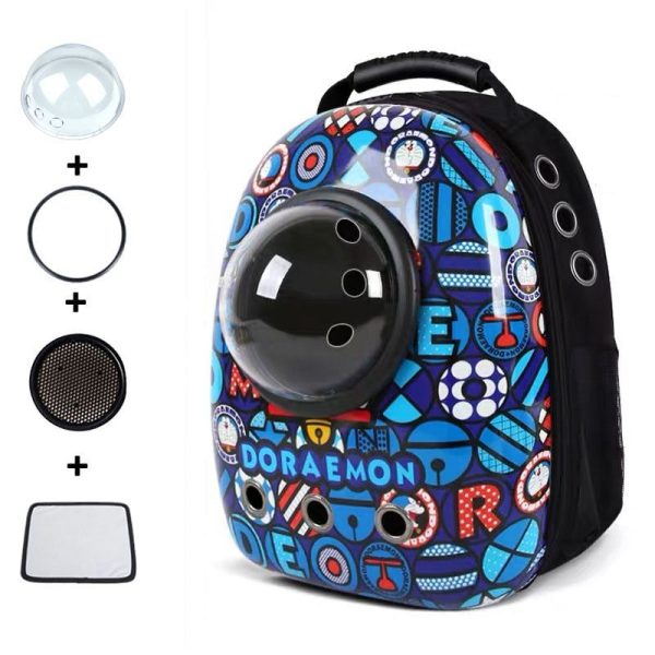 Sac à dos hublot respirant pour chat