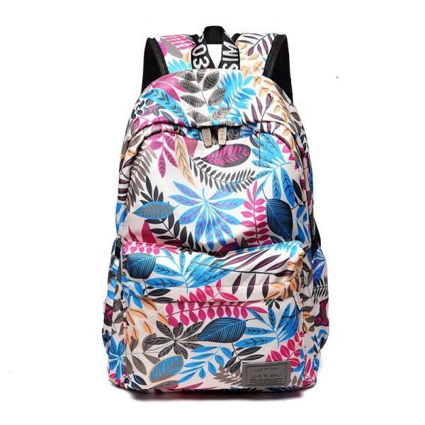 Sac à dos motif tropical
