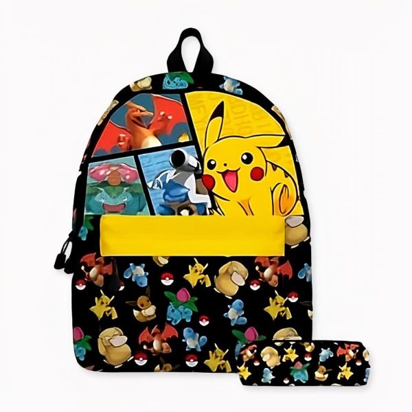 Sac à dos Pokémon Go pour enfant avec trousse assortie