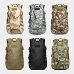 accessoire de mode sac à dos camouflage gris