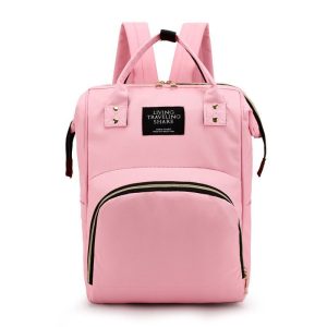 Sac à dos rose pour changer petite fille